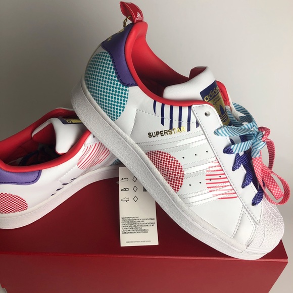 Adidas Superstar J “Chinese New Year” Size 41/2 - Picture 1 of 6